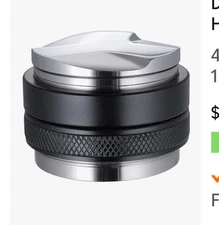 Coffee Distributor and Tamper, PIQA 53mm Espresso Distribution Breville Tool