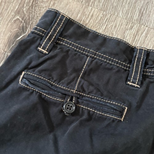 Standard James Perse Herren 32 schwarz Knopfleiste gerade gebürstete Baumwolle Hose - Bild 12 von 13