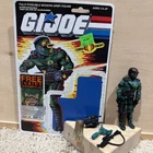 GI Joe 1989 Night-Viper & Cardback Complete New O Ring