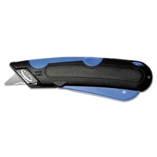 COSCO 091508 6" Plastic Handle Cutter Knife - Black/Blue New