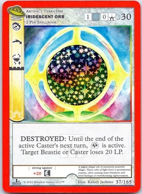 Iridescent Orb - 037/165 - Reverse Holo - LP - UFO First Edition