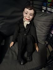 Charlie McCarthy Professional Ventriloquist Dummy working mouth but sticks open