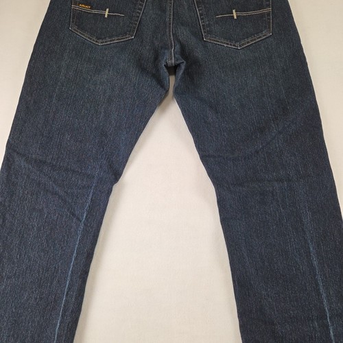 Ariat Rebar M5 Straight Leg Jeans Herren 33 / 32 Blau Dark Wash - Bild 15 von 16