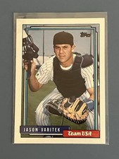 1992 Topps Traded #123T Jason Varitek Rookie Card RC