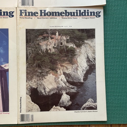 Vintage FINE HOMEBUILDING 1984 Complete Full Year Lot (6) - Good/Very Good - Foto 7 di 8