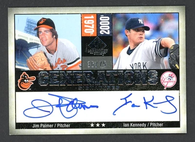 2008 Upper Deck SP Legendary Cuts JIM PALMER IAN KENNEDY DUAL AUTO 36/75 - Image 1 of 2