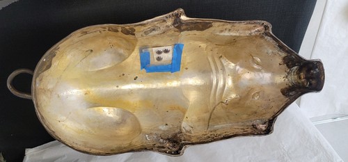 Franco Lapini Italian Silverplate Pig Serving Platter Top - Picture 10 of 13