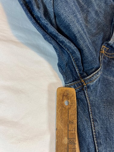 Abercrombie Fitch Mens 30x31 Slim Straight Denim Jeans Blue New Pant Button Fly - Picture 8 of 24