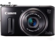 90 New Canon PowerShot SX260 HS 12.1MP Digital Camera Black Fully Tested Charger