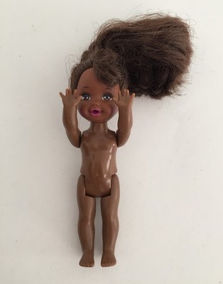 Nude Mattel Barbie AA Kelly Doll With Lever To Move Arms Up & Down 1994