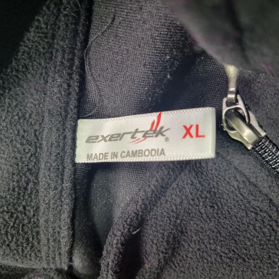Chaqueta Exertek para mujer XL cremallera completa polar ligera capa exterior poliéster Foto 3 de 4
