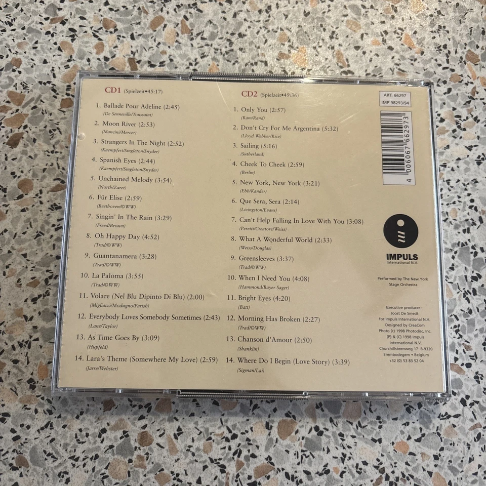 Traummelodien, Instrumentale Welthits, 2 CDs, Impuls 1998, Gebraucht sehr gut - Bild 2 von 3