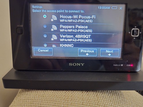 Sony RMN-U1 Full Color 5" Touchscreen IR/WiFi Universal Fernbedienung, Dock & Ladegerät! - Bild 9 von 13