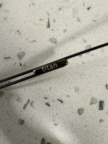 Silhouette Titan pewter gray rimless sunglasses eyeglasses frames 54 20 150 - Imagen 4 de 8