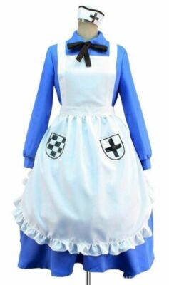 APH Axis Powers Hetalia Nyotalia England/UK Women Cosplay Costume Custom Made /