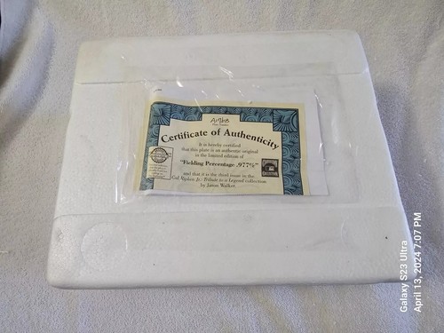 2002 BRADFORD EXCHANGE CAL RIPKEN JR. TRIBUTE TO A LEGEND Collector's Plate - Picture 3 of 4