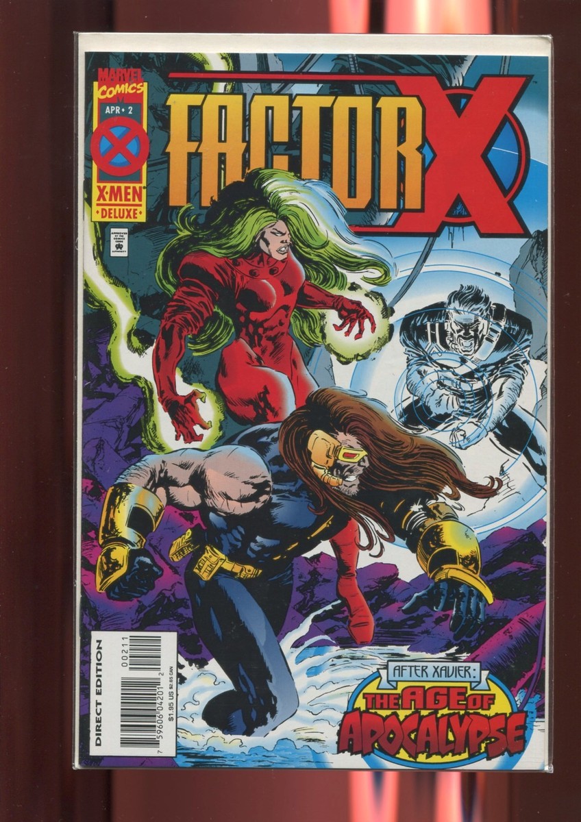 FACTOR X COMPLETE SET(9.4)(NM)4 ISSUES-AGE OF APOCALYPSE-MARVEL