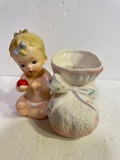 Vintage Baby Bootie D3080 Planter