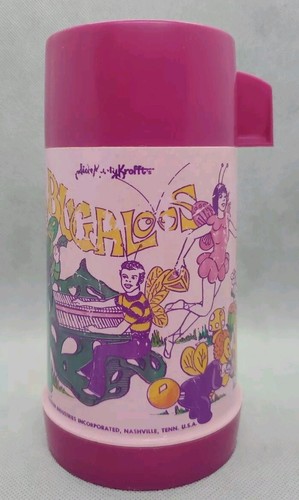 Vintage Aladdin 1971 Sid and Marty Krofft BUGALOOS Metal Lunch Box w Thermos - Picture 14 of 22