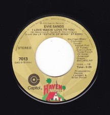 Evie Sands - I Love Makin' Love To You - 7" 45 RPM Single 1975