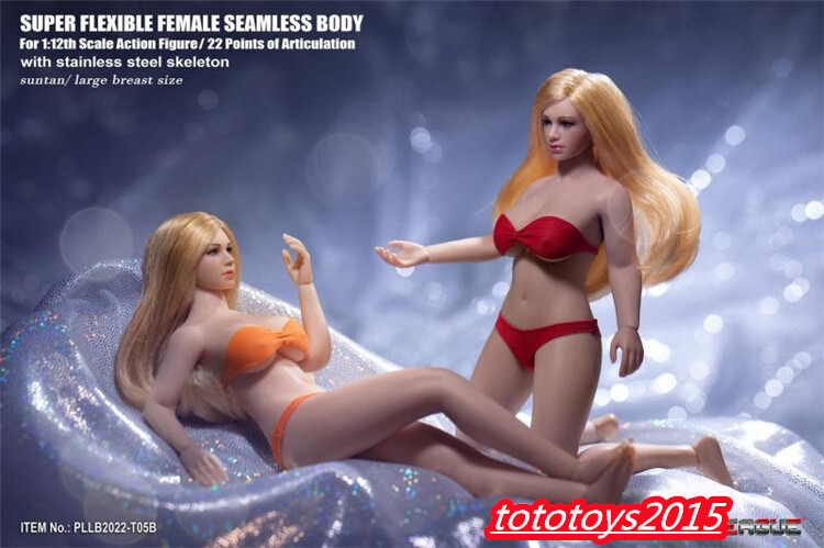 TBLeague 1/12 PLLB2022-T05A Female Body Pale Seamless Figure