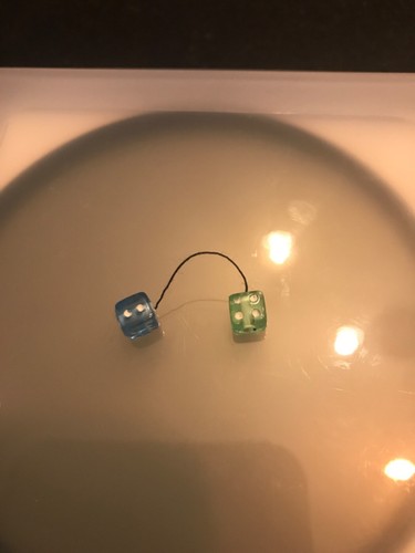 Mirror dice for car models 1:18,1:24 1:12 - Picture 9 of 15