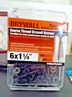 Fas-n-Tite #6 x 1-1/4-in Bugle Coarse Thread Drywall Screws (1-lb) Fas-n-Tite #6 x 1-1/4-in Bugle Coarse Thread Drywall Screws (1-lb)