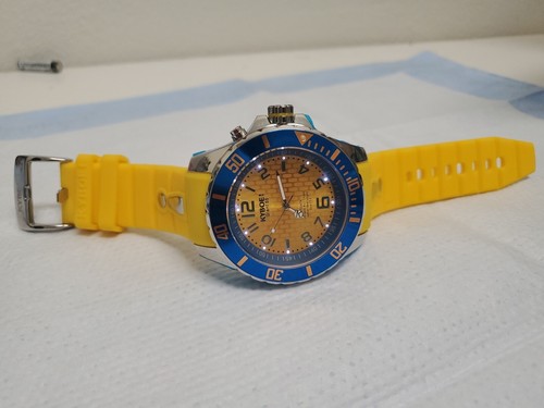Kyboe giant 55 blue and yellow watch New Batteries - Picture 12 of 15