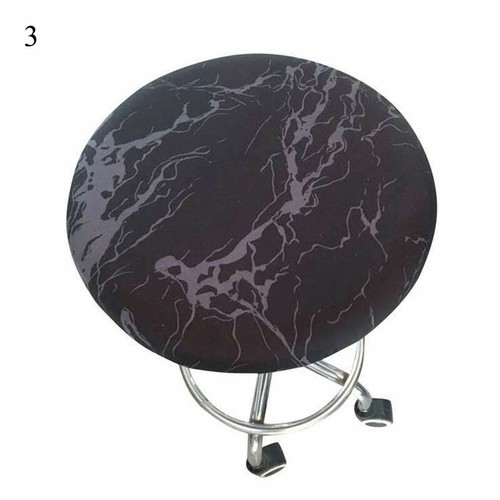 Round Chair Covers Flower Elastic Seat Chair Cushion Covers Bar Stool Slipcovers - Picture 14 of 16
