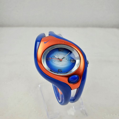 RARE VINTAGE NIKE TEAM UNIVERSITY OF FLORIDA GATORS BASKETBALL WATCH NEW BATTERY - Picture 1 of 10
