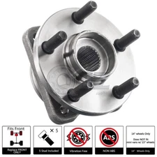 [FRONT(Qty.1)] Hub Assembly For 1996-2000 Dodge Caravan FWD-Model w/ 14" Wheel