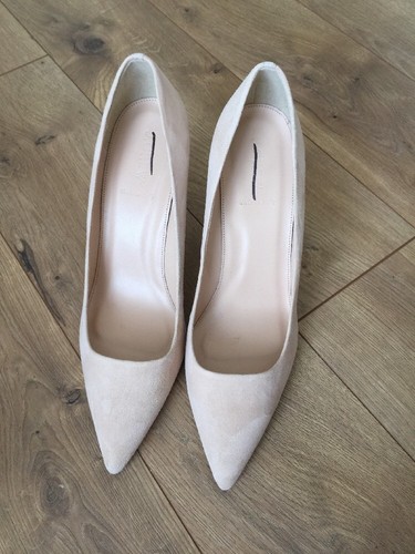 JCrew Elsie Suede Pumps Women Sz 11 Sandy Brown Blush Stone Tan NEW $245 A4969 - Picture 4 of 9