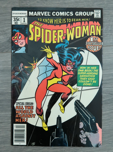 Spider-Woman #1 (1978) Sehr guter Erhaltungszustand - 7,5 Schlüssel neues Kostüm Ursprung Joe Sinnott Cover Marvel