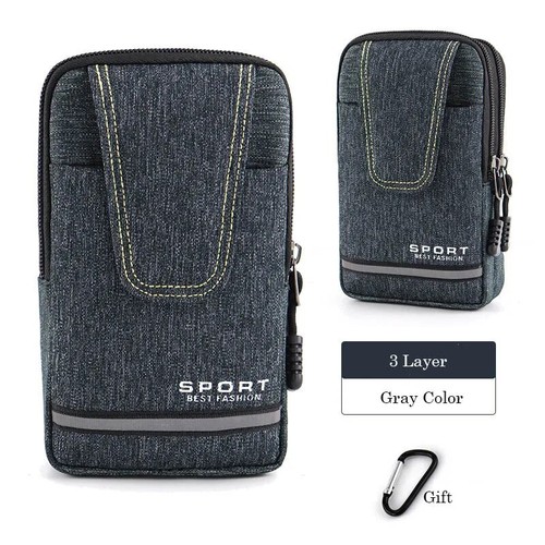 Oxford Handytasche Tuch Gürteltasche Universal Smartphone Tasche Schutzhüllen - Picture 10 of 15
