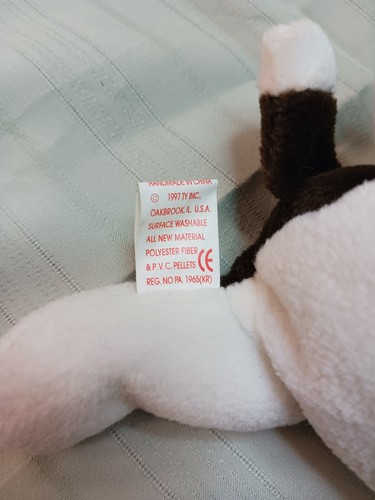 Rare 1997 Retired "Bruno" Beanie Baby with Tag Errors - Picture 4 of 6