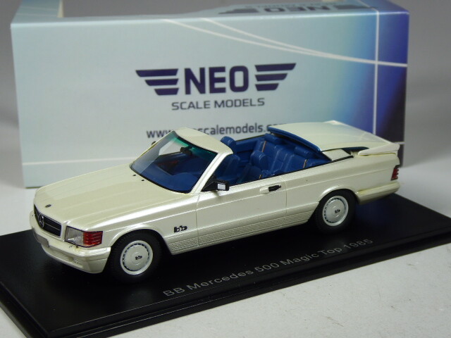 Ki0120 Neo Scale modellos BB MERCEDES 500 sec Magic Top 1985 in 1 43 IN SCATOLA ORIGINALE Ki0120 Neo Scale modellos BB MERCEDES 500 sec Magic Top 1985 in 1 43 IN SCATOLA ORIGINALE