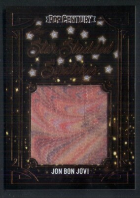 2022 Leaf Pop Century Jon Bon Jovi Star Studded Swatches jumbo relic