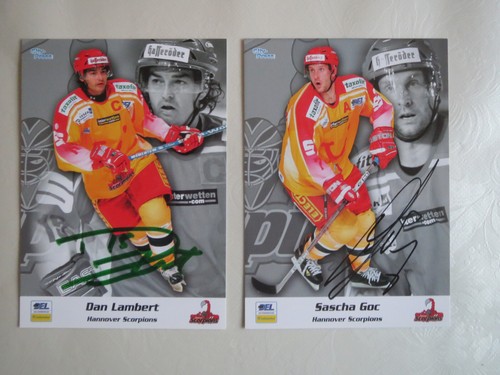 Eishockey Autogrammkarten Hannover Scorpions 1999-2012 fast alle signiert - Bild 16 von 34
