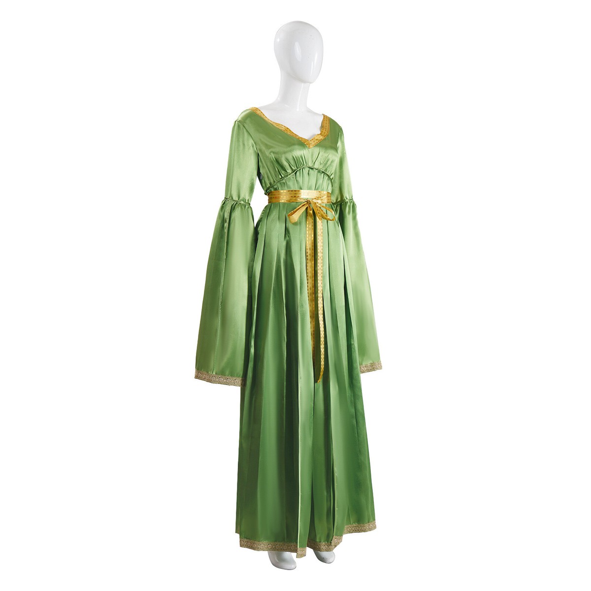 Star Wars Cosplay Princess Leia Green Dress Jedi Costume Halloween Carnival  Suit | eBay