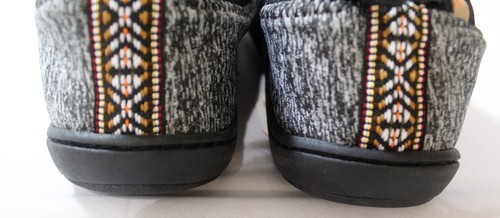 Acorn Herren Explorer Mokassins Hausschuhe JL3 schwarz meliert Größe US: 7,5-8,5 UK: 6,5-7,5 - Bild 8 von 9