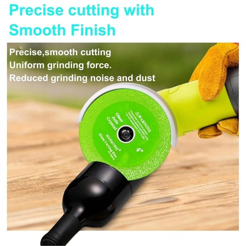 5 pcs Glass Cutting Disc for Angle Grinder, 4" Ceramic Tile Cutter Blade NEW - Picture 7 of 7