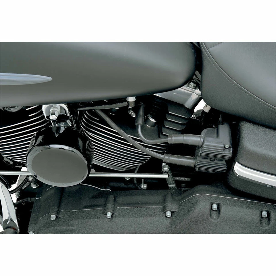 Juego de cables de bujía Drag Specialties negros de 8,8 mm para Harley Dyna 1999-2017 Foto 2 de 2