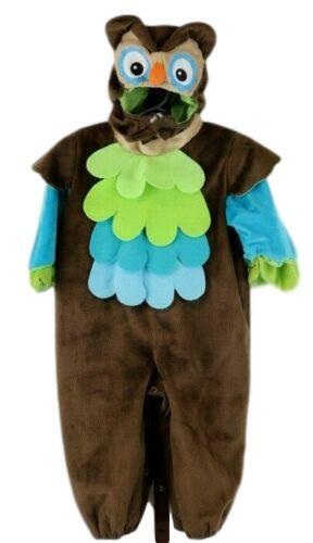 Unisex Baby In Character Brown Multi Owl Pretend Play Dress Up Costume Size M - Picture 1 of 4