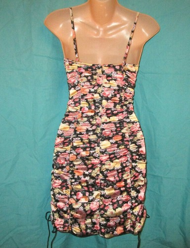 NWT For Love & Lemons XS Black Gardenia Bustier Mini Dress Victoria's Secret - Picture 5 of 11