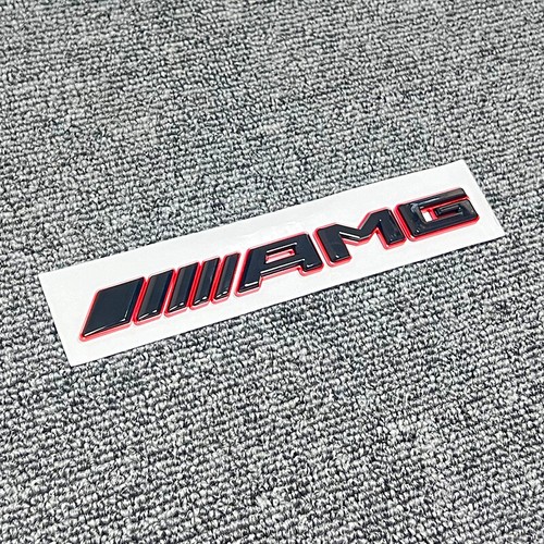Gloss Black Red E63S AMG Biturbo 4matic+ emblem badge For Mercedes W213 E63 AMG/ - Bild 6 von 6