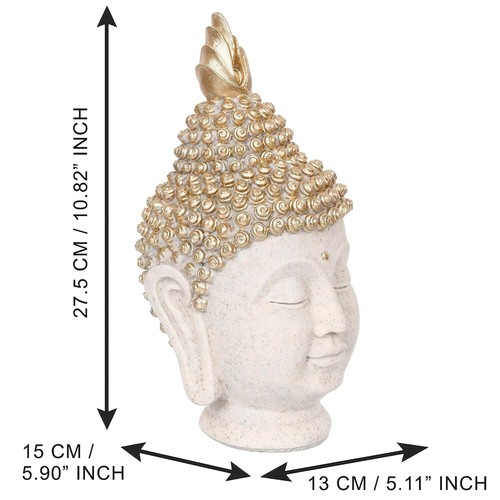Thai Buddha Head Aquarium Ornament Aquatic 10.8 Inch - Picture 3 of 4