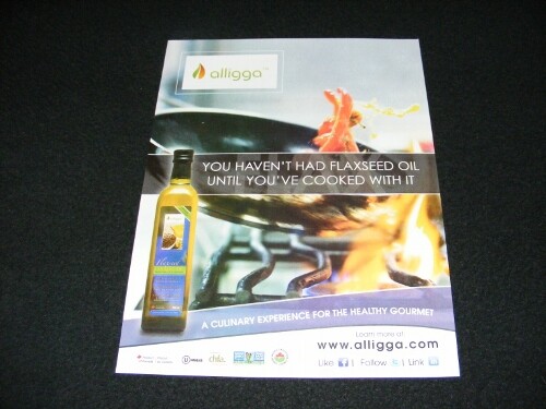 ALLIGGA magazine clipping from 2015 print ad for Cooking oil - Imagen 1 de 1