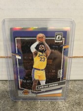 2023-24 Panini Donruss Optic Basketball LeBron James Silver Prizm Holo LA Lakers