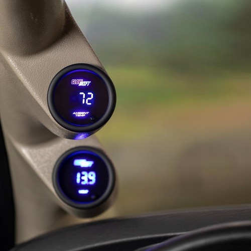 10 Color Digital Air Temperature Gauge Kit - Reads Outside Air Temp from -40-... - Picture 4 of 7