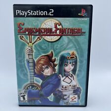 Ephemeral Fantasia (Sony PlayStation 2, 2001) No Manual